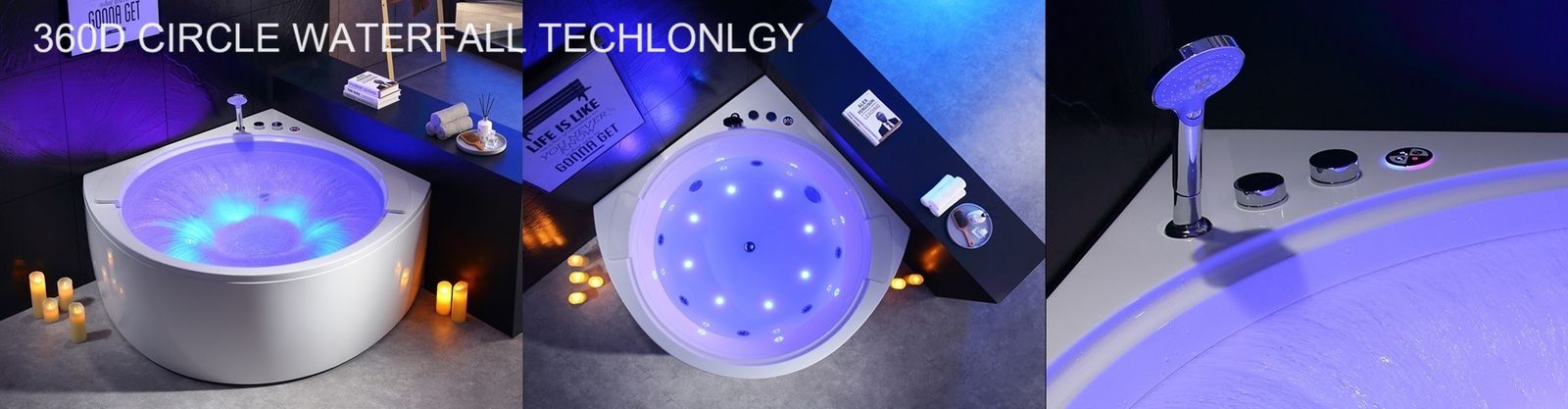 Single Massage Bathtub