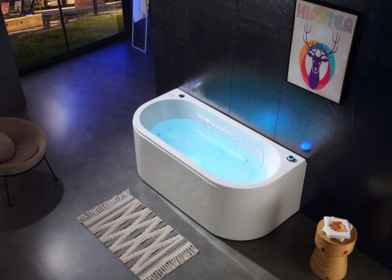 Single Spa With Double Waterfall Massage Bathtub