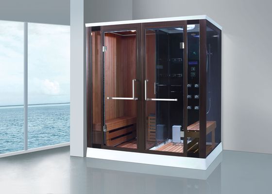 Sauna Combined Steam Room With Shower For Villa Use