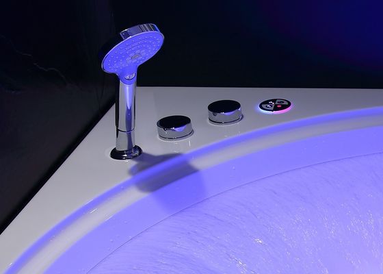 Corner Massage Bathtub With Circle Waterfall