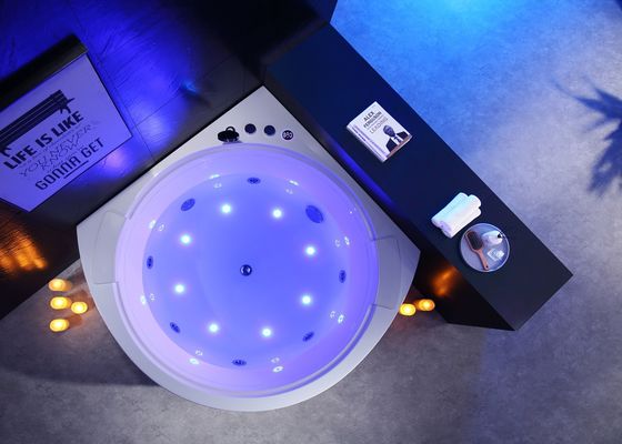 Corner Massage Bathtub With Circle Waterfall