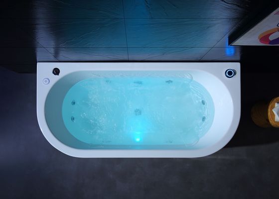 Single Spa With Double Waterfall Massage Bathtub