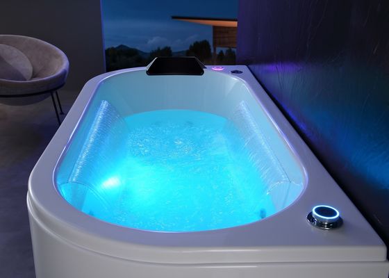 Single Spa With Double Waterfall Massage Bathtub