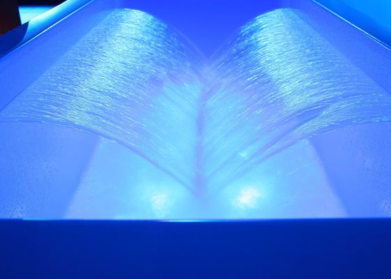 Hottub With Double Waterfall Massage Bathtub