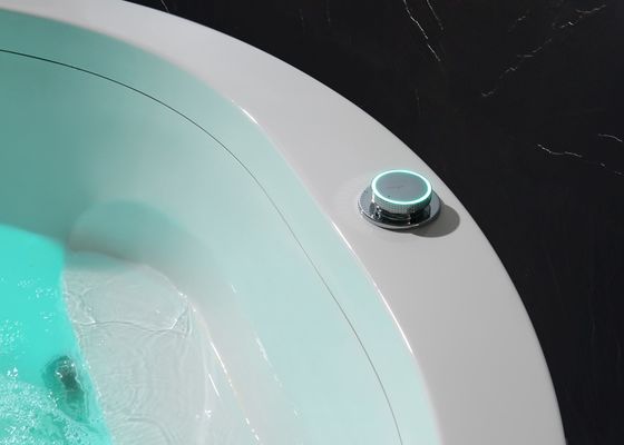 Round Spa Massage Bathtub With Circle Waterfall Dia.1600mm