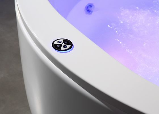 Round Spa Massage Bathtub With Circle Waterfall Dia.1600mm