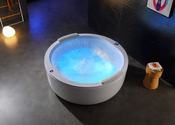 Round Spa Massage Bathtub With Circle Waterfall Dia.1600mm