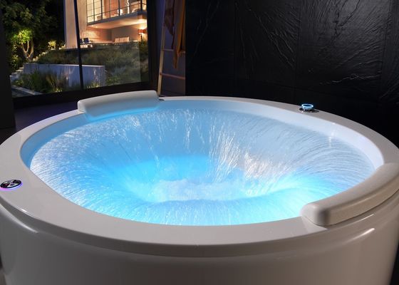 Round Spa Massage Bathtub With Circle Waterfall Dia.1600mm