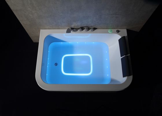 Massage Bathtub With Double Waterfall For  2 Person