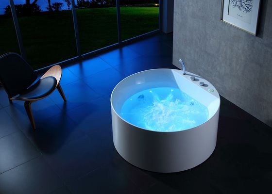Massage Bathtub With One Piece Led Bottom Light Strip
