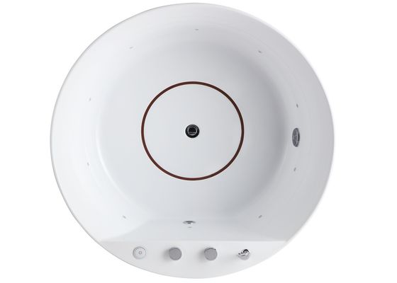 Massage Bathtub With One Piece Led Bottom Light Strip