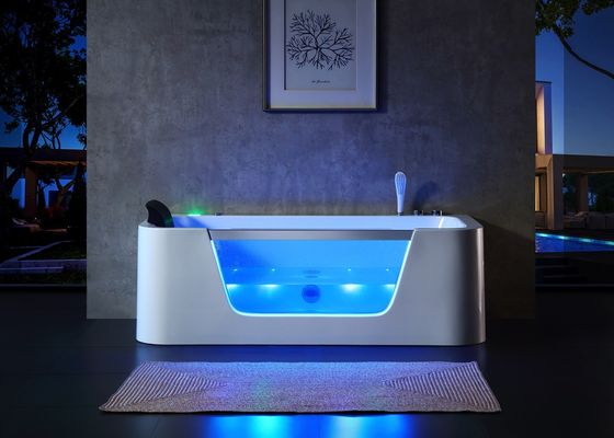 Spa Massage Bathtub With Front Led Glass