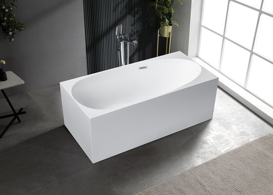 1700mm Rectangle Standing Hot Tub With Slim Edge