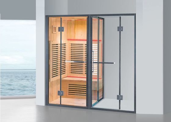 Infrared Sauna Room With Shower Door Accepted By Customization