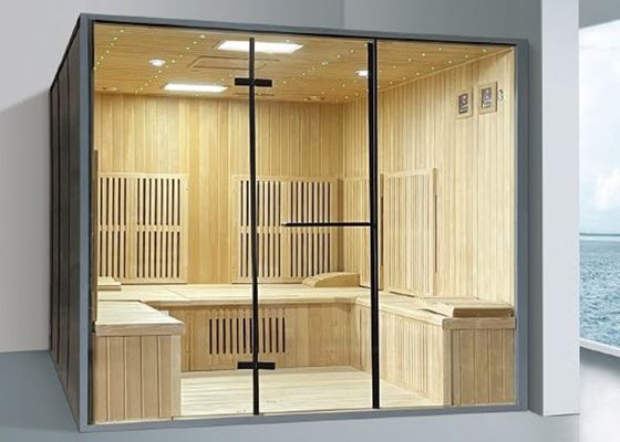 6 People Infrared Sauna Room Supported By Customization